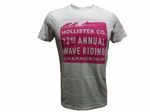 Imagem do Produto Camiseta Hollister Branca e Rosa