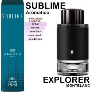Perfume Sublime Masculino - Essência Explorer Montblanc