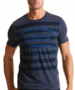 Camiseta Armani Exchange Azul Marinho Ref ax9