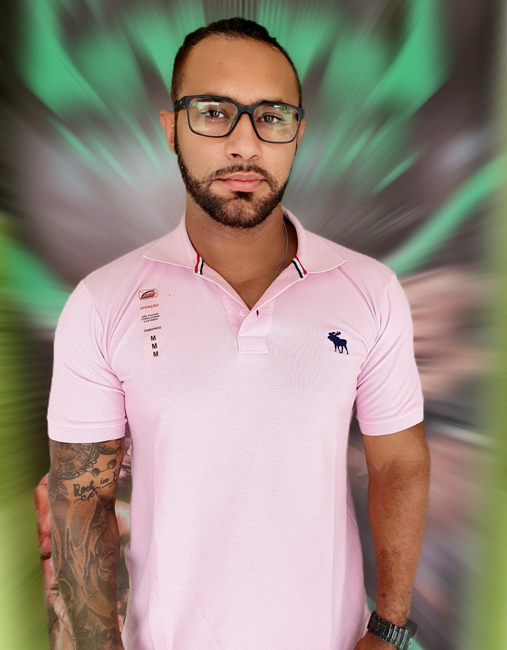 Zoom Camisa Polo Abercrombie Masculina Rosa